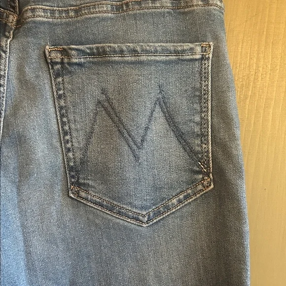 MOTHER Denim with Frayed Hem - Picture 3 of 6